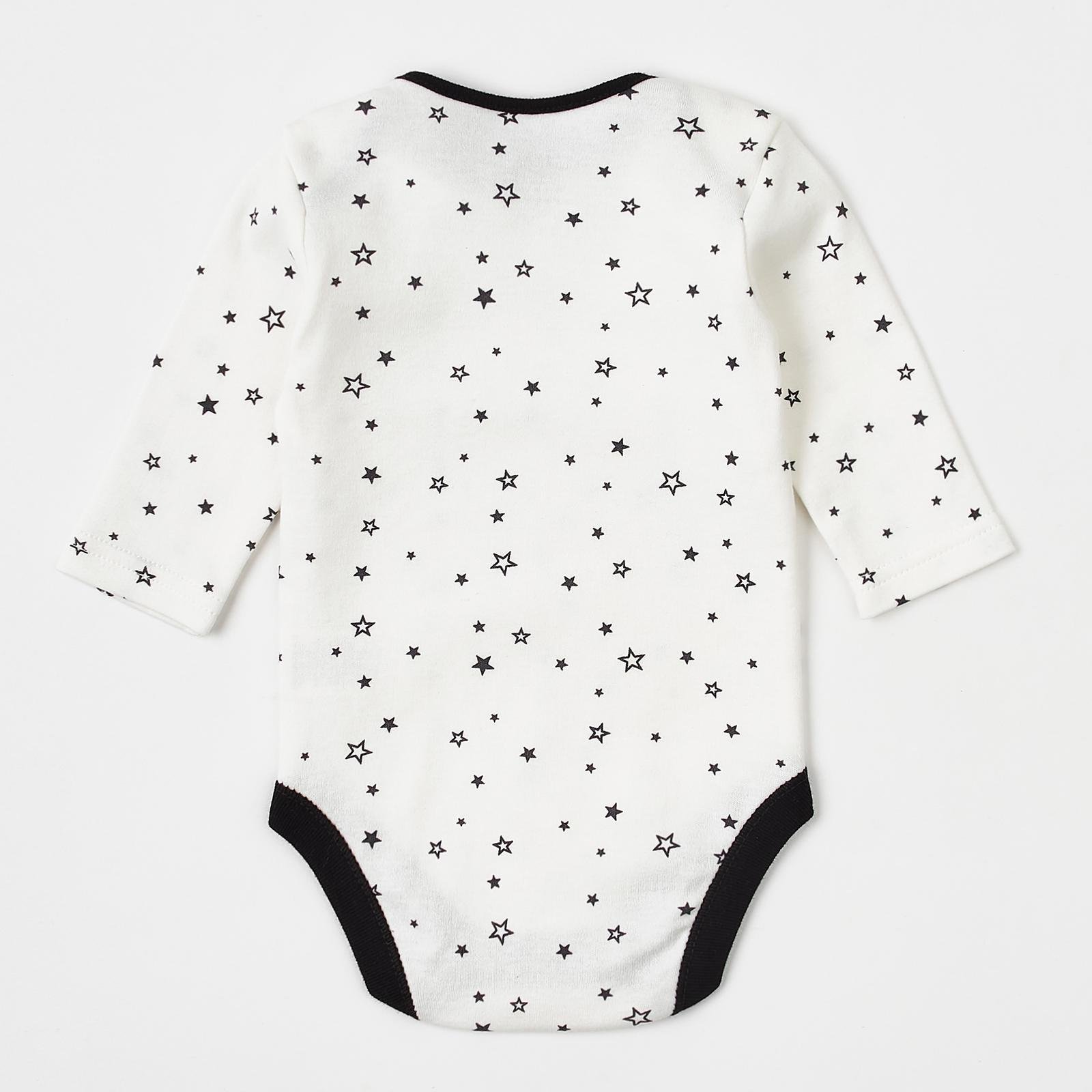 Боди с длинным рукавом Звездочки 74-80 см - фото 3 Боди с длинным рукавом Звездочки 74-80 см - фото 3