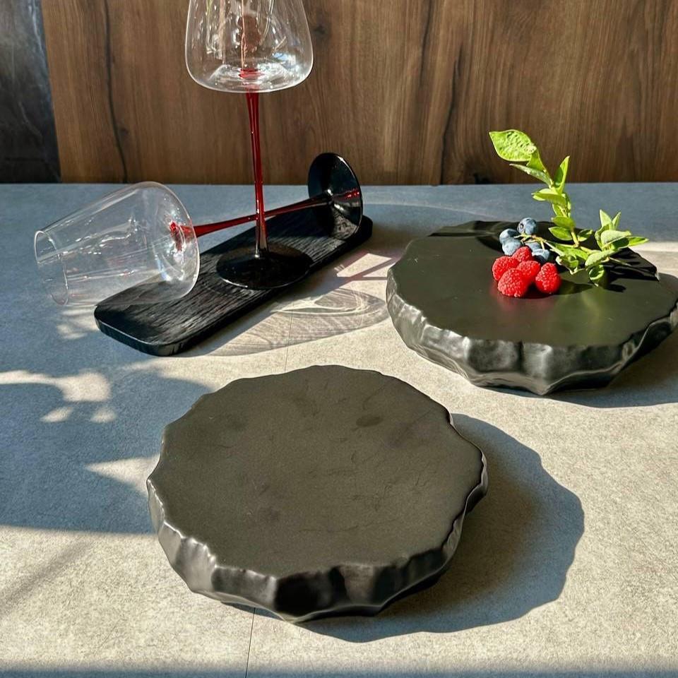 Плато для закусок Чорна Гора 20,5 см (OS-101-0513A) - фото 2 Плато для закусок Чорна Гора 20,5 см (OS-101-0513A) - фото 2