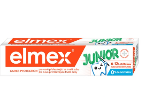 Зубная паста Elmex Junior для детей от 6 до 12 лет 75 мл (2526817283)
