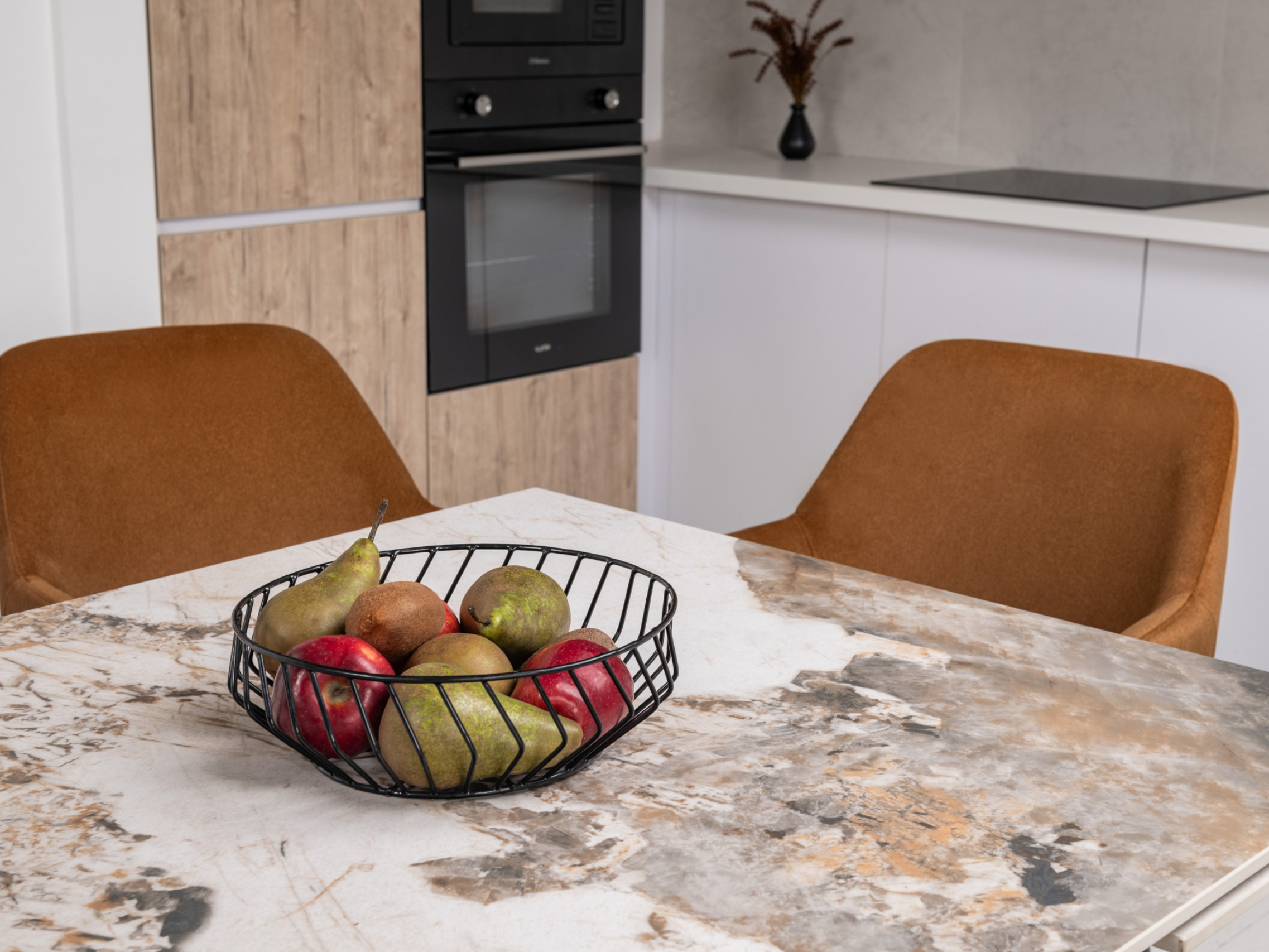 Стол обеденный раздвижной Vetro Mebel Чезаре 1600-2400x900x760 мм Патагония/Черный (TМL-1100) - фото 4 Стол обеденный раздвижной Vetro Mebel Чезаре 1600-2400x900x760 мм Патагония/Черный (TМL-1100) - фото 4