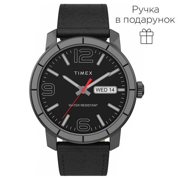 Наручний годинник чоловічий Timex Mod44 кварцевий Black (Tx2t72600) Наручний годинник чоловічий Timex Mod44 кварцевий Black (Tx2t72600)