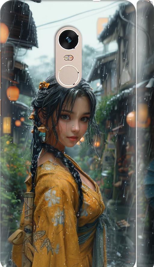 Чехол на Xiaomi Redmi Note 4 Anime-girl (6133m-352-42517)