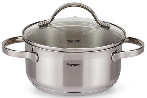 Кастрюля Fissman Luminosa 5,1 л индукционная со стеклянной крышкой (FN-SS-5334)