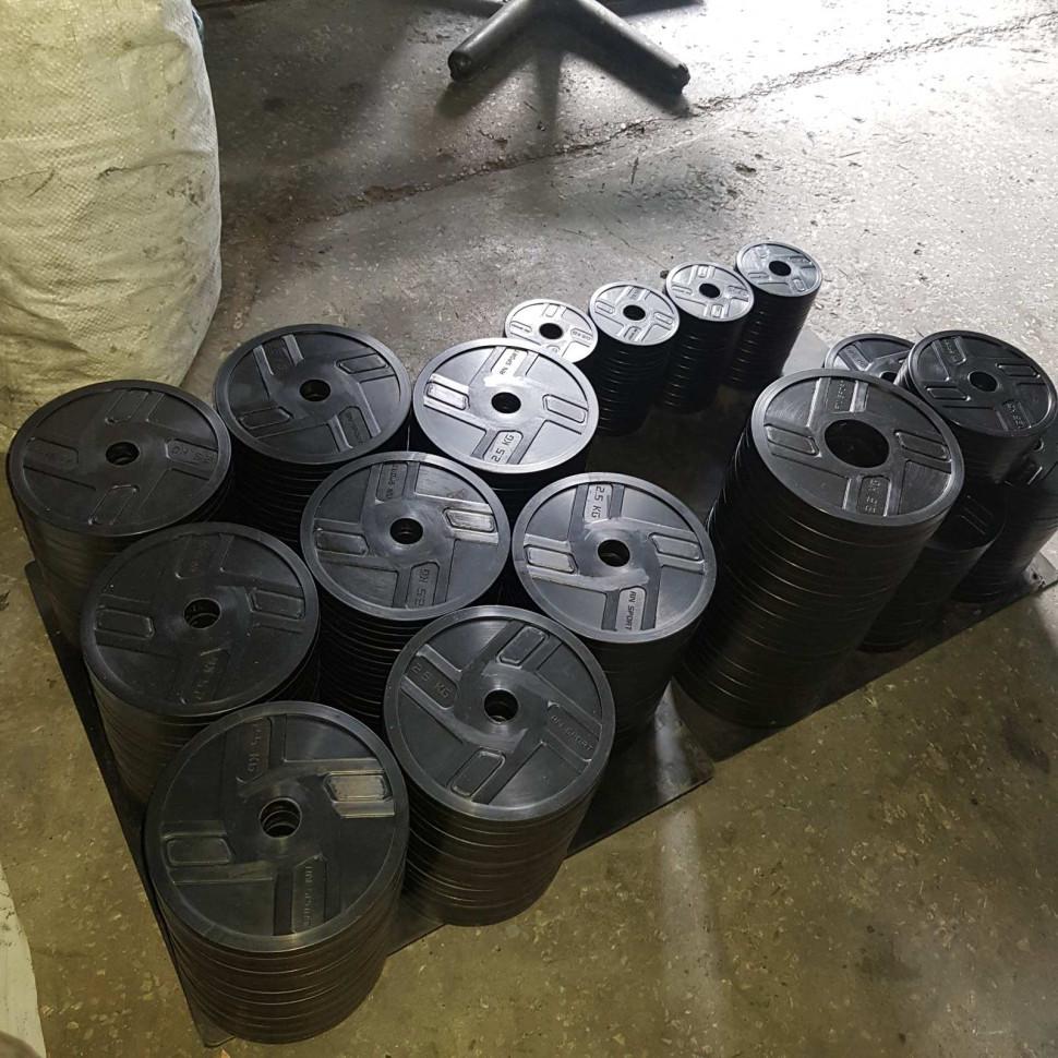 Гантель обгумована RN-Sport 16 кг (RN-OD16) - фото 7