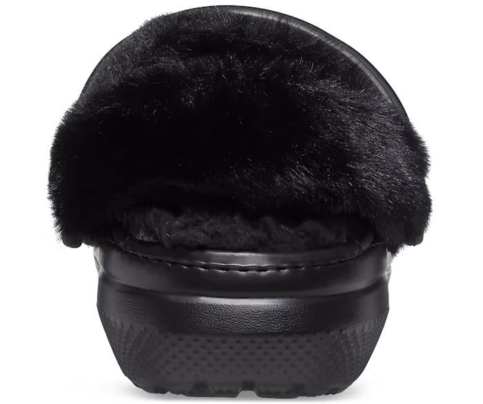 Сабо утепленные Crocs Classic Fur Sure р. W9/EUR 39-40 Black (9340158) - фото 6