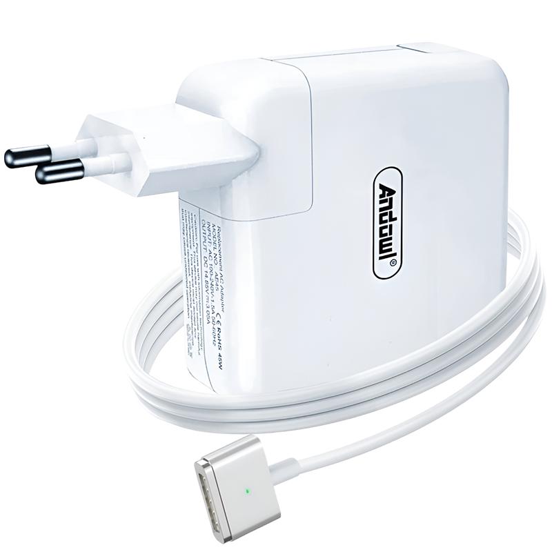 Устройство для ноутбука Apple Magsafe 2 60 W совместимое MacBook Air Pro 2012-2017 T-TYPE 2 м с магсейфом Белый (30c64ebd)