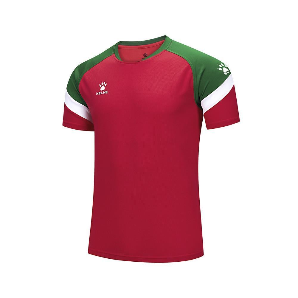 Футболка KELME BRAVO 7351TX1092.6013 L Красный с зеленым (2626100766)