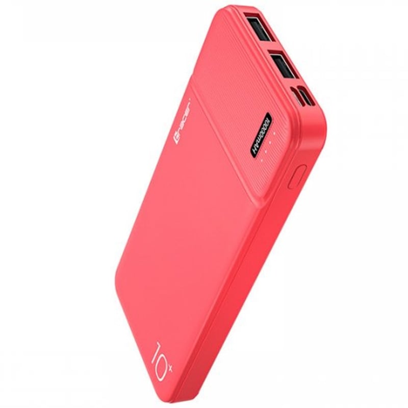 Повербанк Tracer Powerbank TRABAT46959 10000 мАч 2 A Red (12893920)