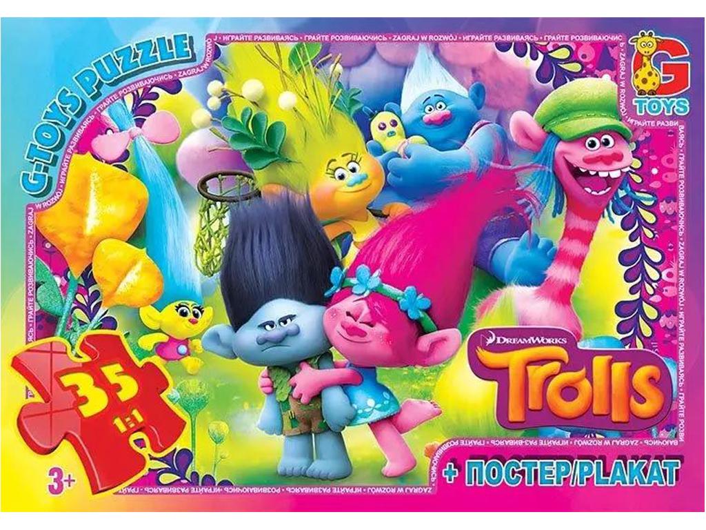Пазлы G-Toys Тролли TR0075 (4824687636521)