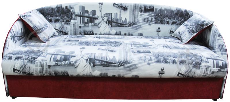 Диван Ribeka Студент Красно-серый (03T11)