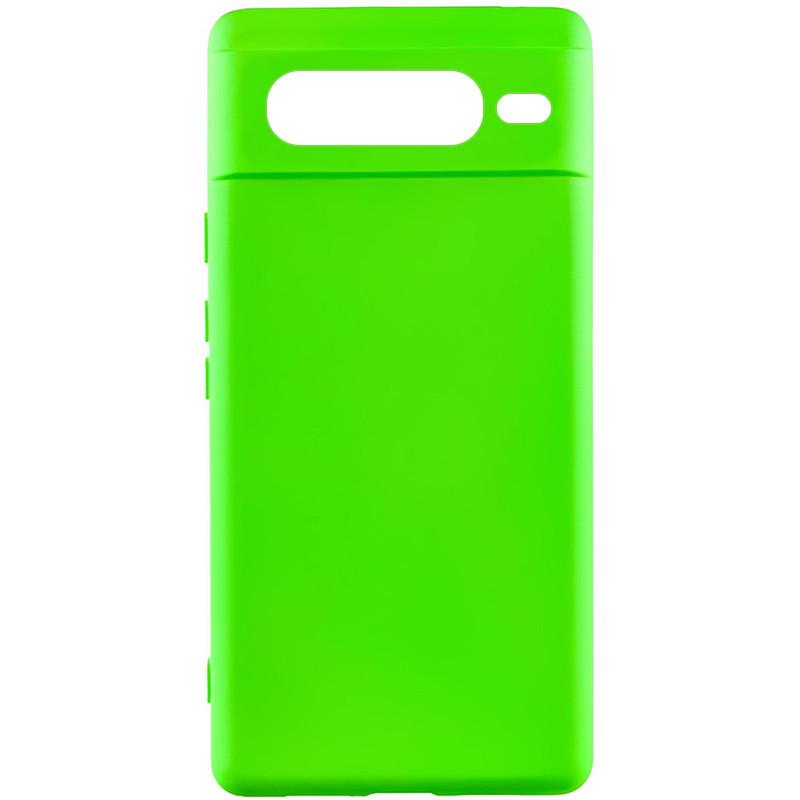 Противоударный чехол Silicone Cover Lakshmi (A) для Google Pixel 7 Pro Салатовый / Neon Green