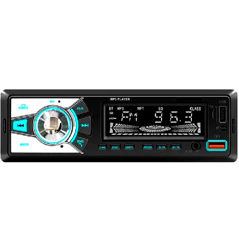 Автомагнитола 1din Ма-27i ISO 2xUSB Bluetooth RGB microSD AUX FM MP3 4x60W с пультом (36281545)