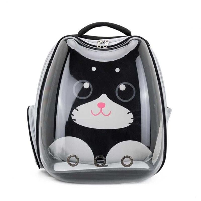 Рюкзак-переноска Taotaopets 256604 Black Panoramic Cats 34x28x40 см Рюкзак-переноска Taotaopets 256604 Black Panoramic Cats 34x28x40 см