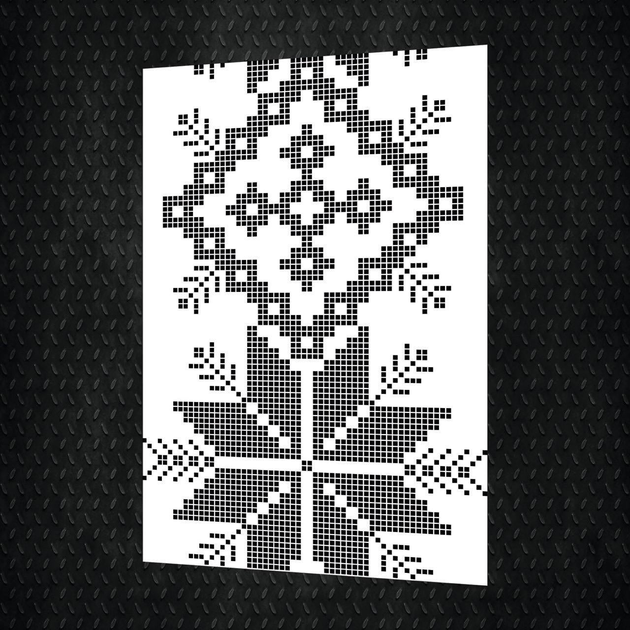 Трафарет DFA Орнамент для штукатурки та фарби (Z00024)