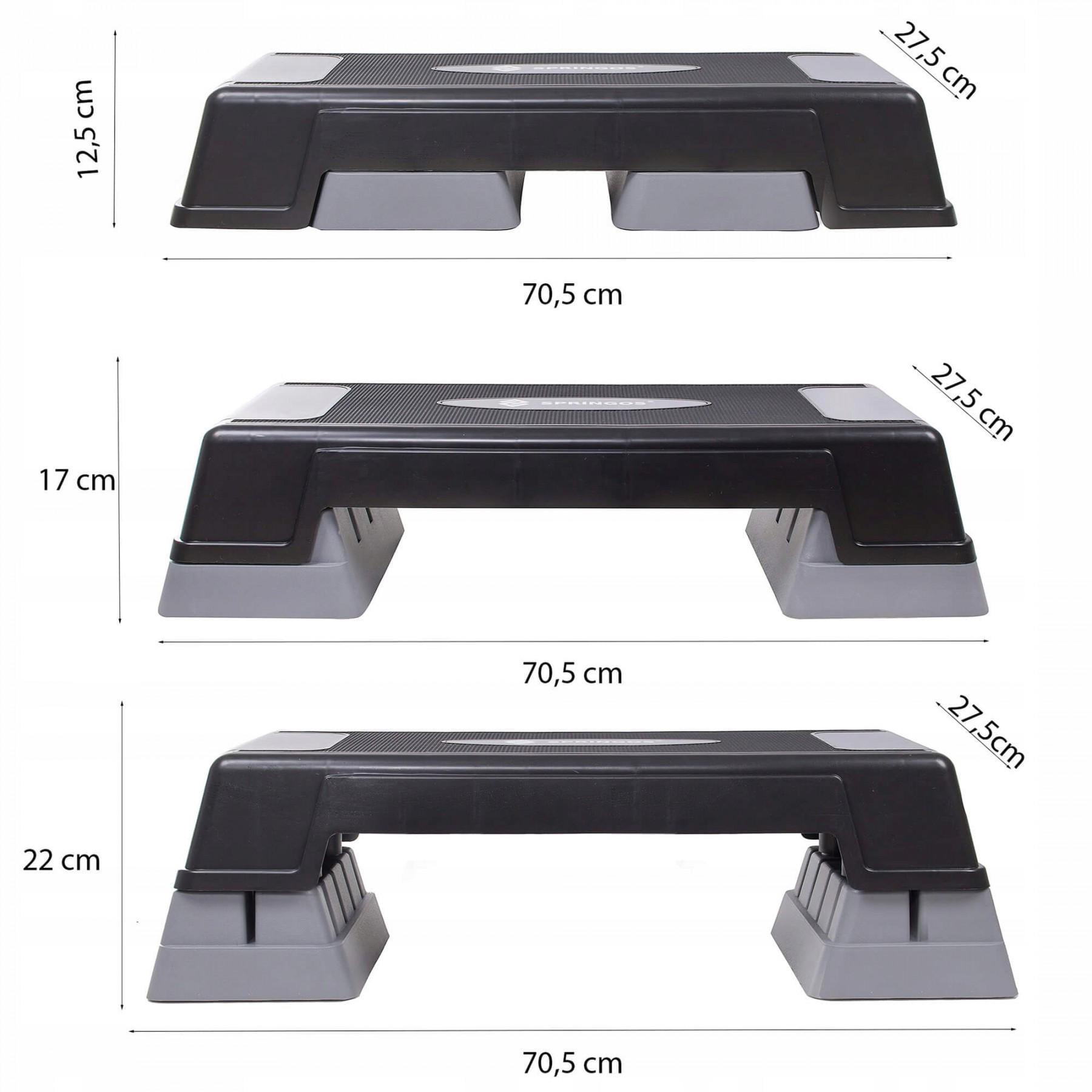 Степь-платформа Springos 3-ступенчатая Black/Grey (20689) - фото 8 Степь-платформа Springos 3-ступенчатая Black/Grey (20689) - фото 8