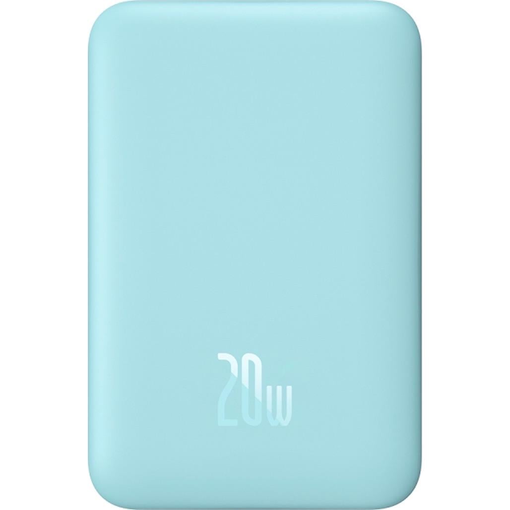 Зовнішній акумулятор Baseus Magnetic Bracket Mini 10000 mAh 20W Blue (P10059001313-00)