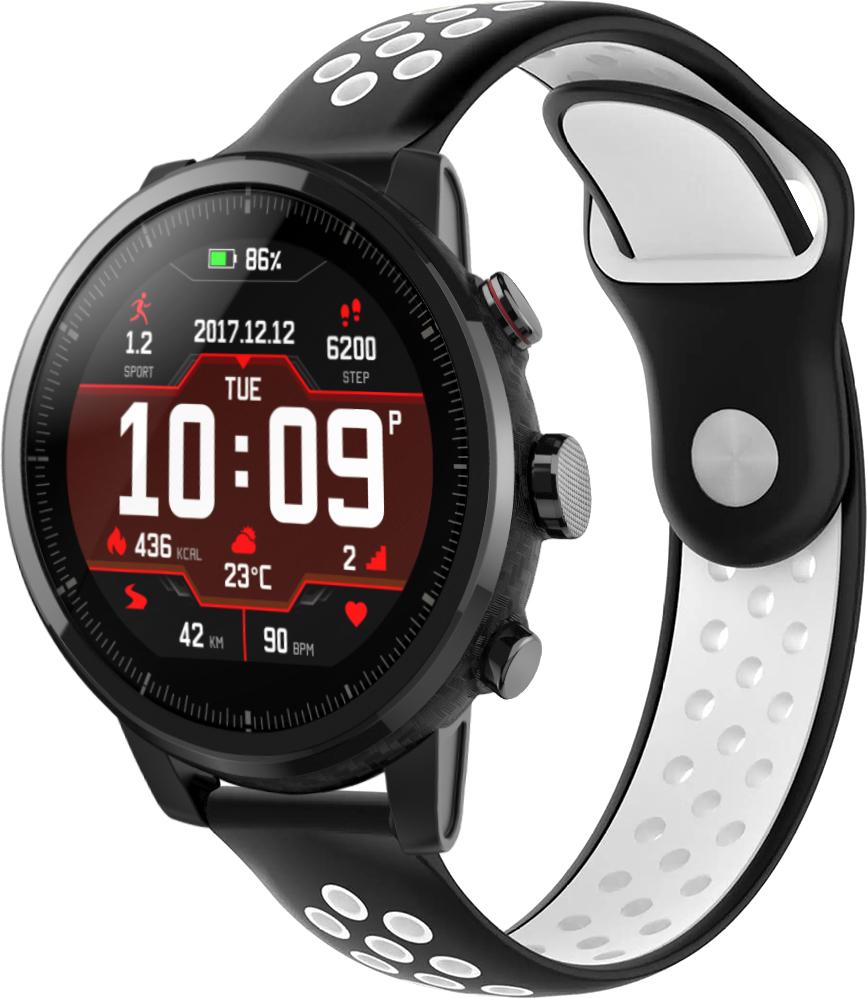 Ремешок Sport для Amazfit Stratos 22 мм Black/White (23047-1E)