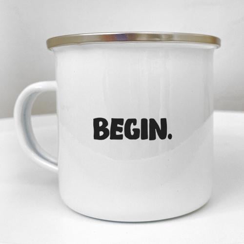 Кружка металлическая Camper "Begin." 250 мл (KRM_23S128)