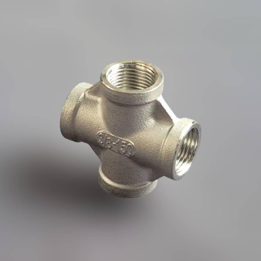 Крестовина DN10 ВР BSPP равнопроходная н/ж сталь AISI304 Class 150 3/8" (29203293) - фото 4 Крестовина DN10 ВР BSPP равнопроходная н/ж сталь AISI304 Class 150 3/8" (29203293) - фото 4