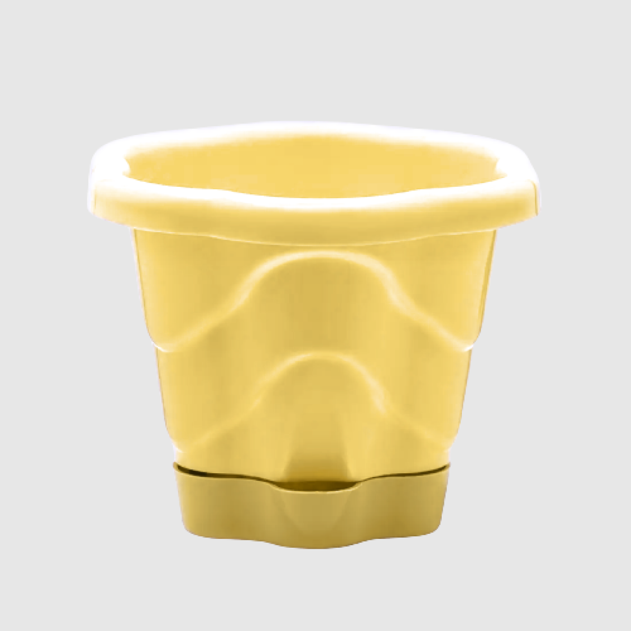 Вазон Фіалка 15 см Жовтий (29699) - фото 2