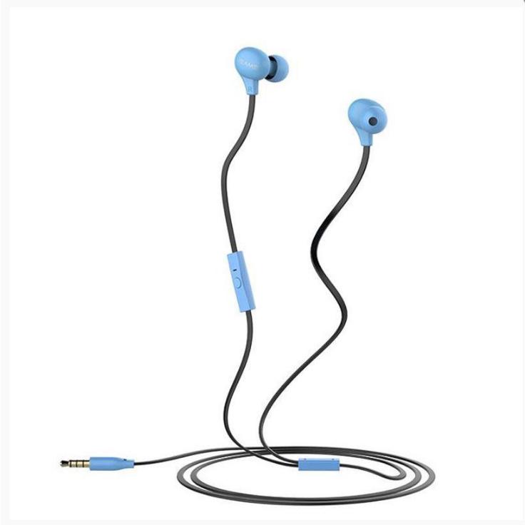 Наушники-гарнитура Usams US-SJ023 Color Beans In-ear Earphone Ewave series Вакуумные Blue