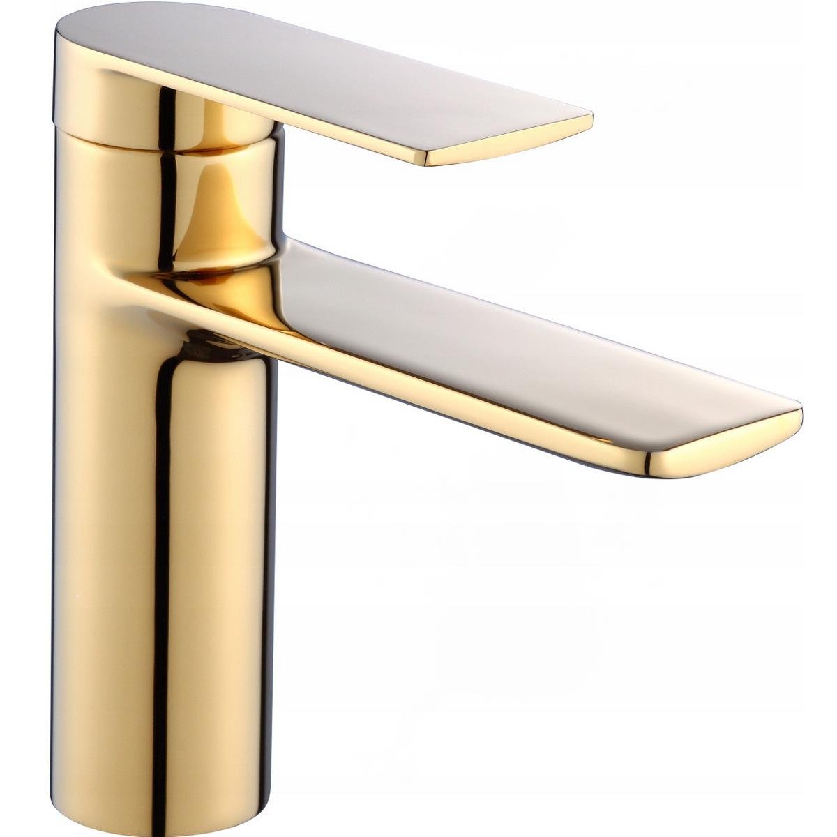 Смеситель для умывальника Mexen Zero MEX-71100-50 однорычажный Золотой (177249) Смеситель для умывальника Mexen Zero MEX-71100-50 однорычажный Золотой (177249)