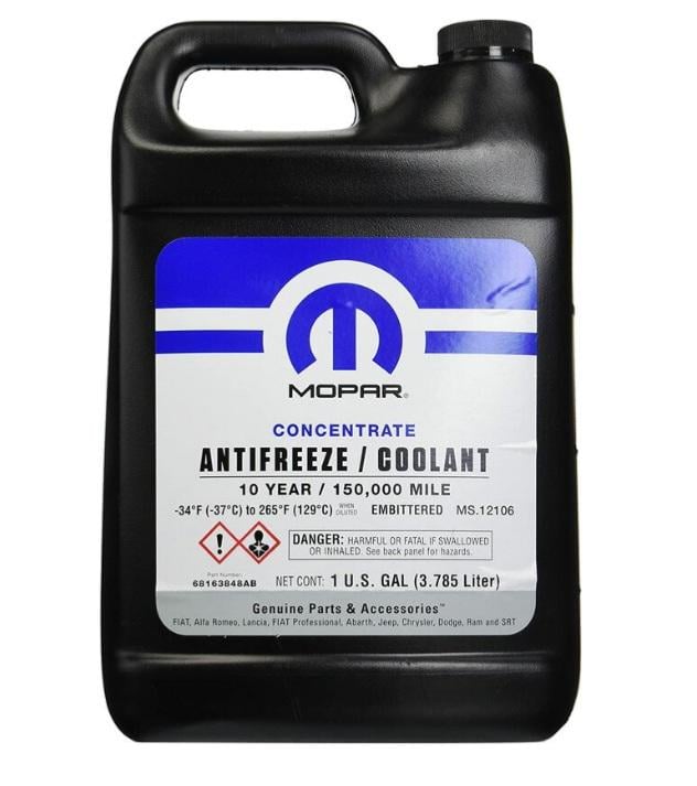 Антифриз концентрат Mopar Antifreeze/coolant -80 10 year 3,785 л Фіолетовий (68163848AB)