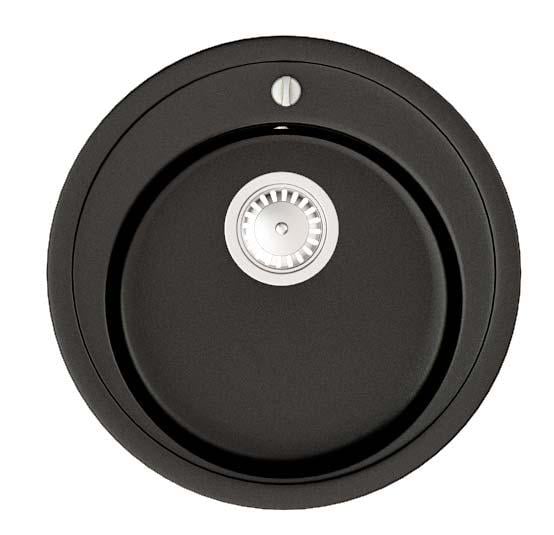 Мойка для кухни Stella Vena гранитная с краном Черный - фото 3