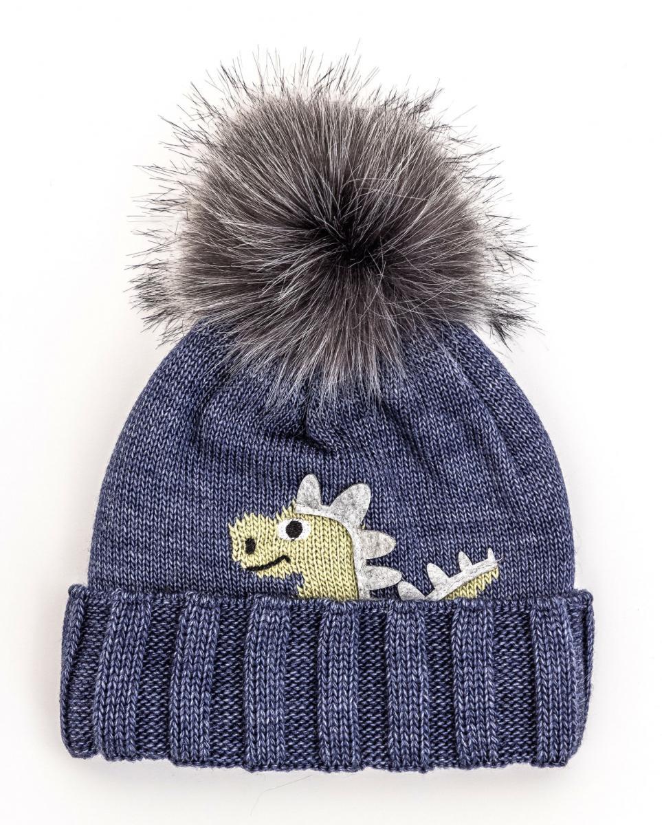 Шапка детская зимняя Alex Рекс 48-52 см Меланж Джинс