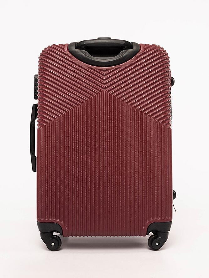 Валіза жіноча L Бордовий (ЦБ-00197815) - фото 3 Валіза жіноча L Бордовий (ЦБ-00197815) - фото 3