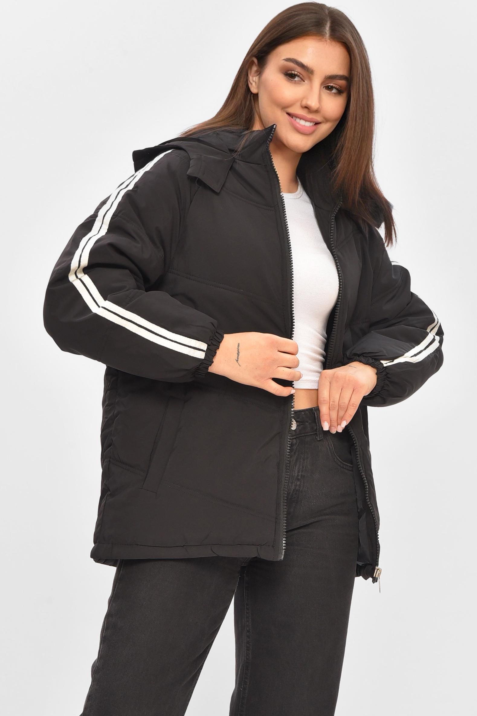 Куртка жіноча єврозима M Чорний (206153)