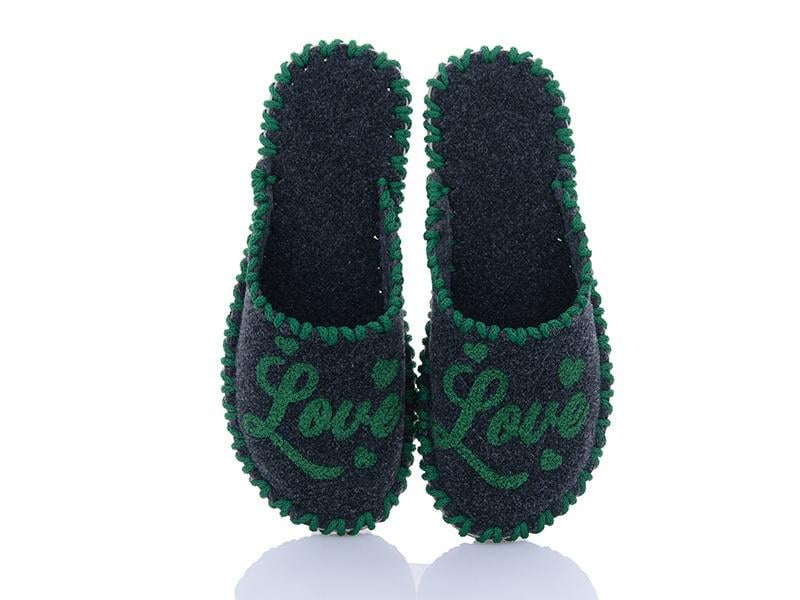 Тапочки фетровые женские VENDS 173 р. 40-41 Серый