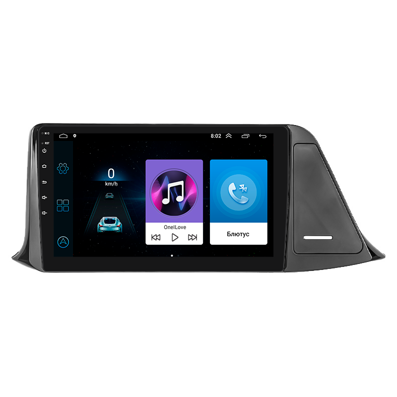 Штатна магнітола 9" Lesko для Toyota C-HR I Рестайлинг 2019-н.в. 1/16Gb/ Wi-Fi Optima Тойота