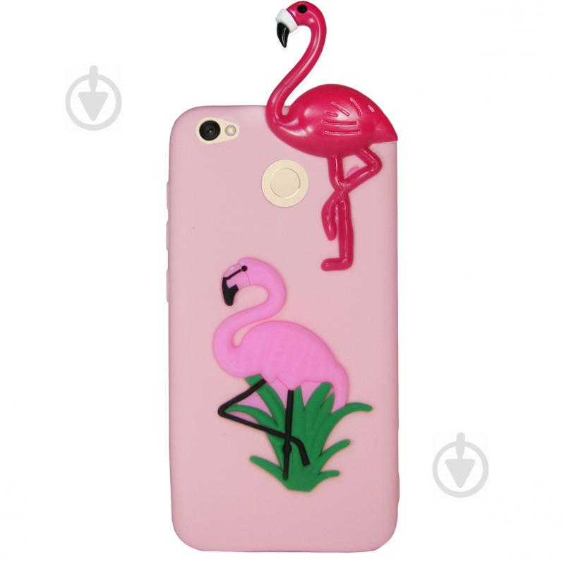 Чехол 3D Cartoon Case для Xiaomi Redmi Note 5A Prime Фламинго (hub_cODK34881)