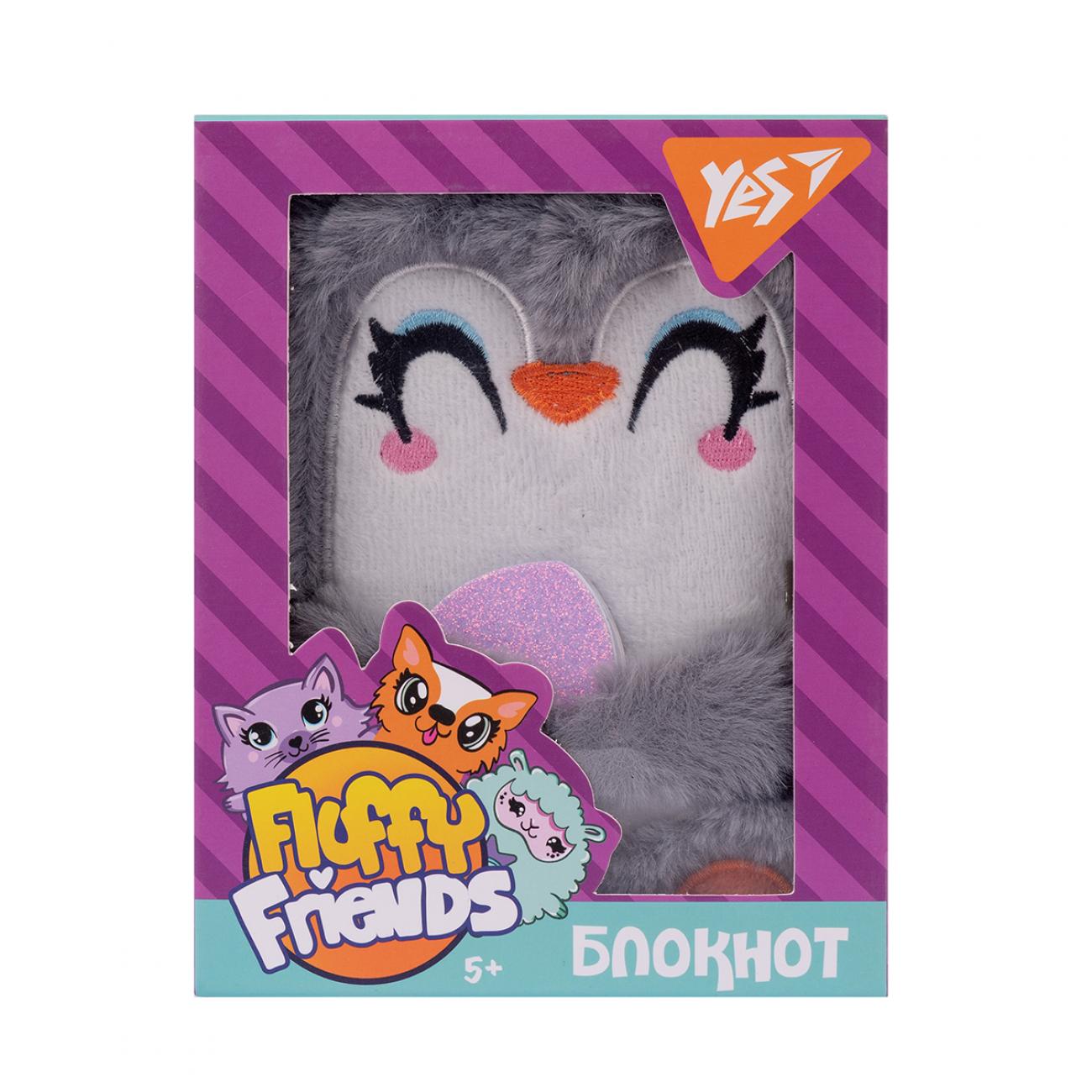 Блокнот YES Fluffy Friends пингвин Элан (015 1696) - фото 2 Блокнот YES Fluffy Friends пингвин Элан (015 1696) - фото 2