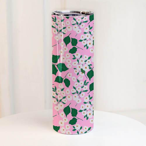 Термос Presentville с принтом Белые цветочки 650 мл (TER_24A072) Термос Presentville с принтом Белые цветочки 650 мл (TER_24A072)