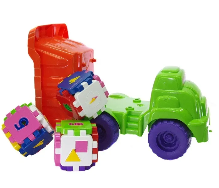 Песочный набор DOLONI TOYS 013585 Салатовый/Оранжевый