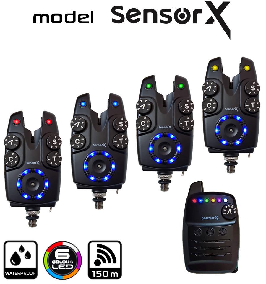 Набір сигналізаторів клювання World4Carp Sensor X 4+1 (WC360) - фото 2