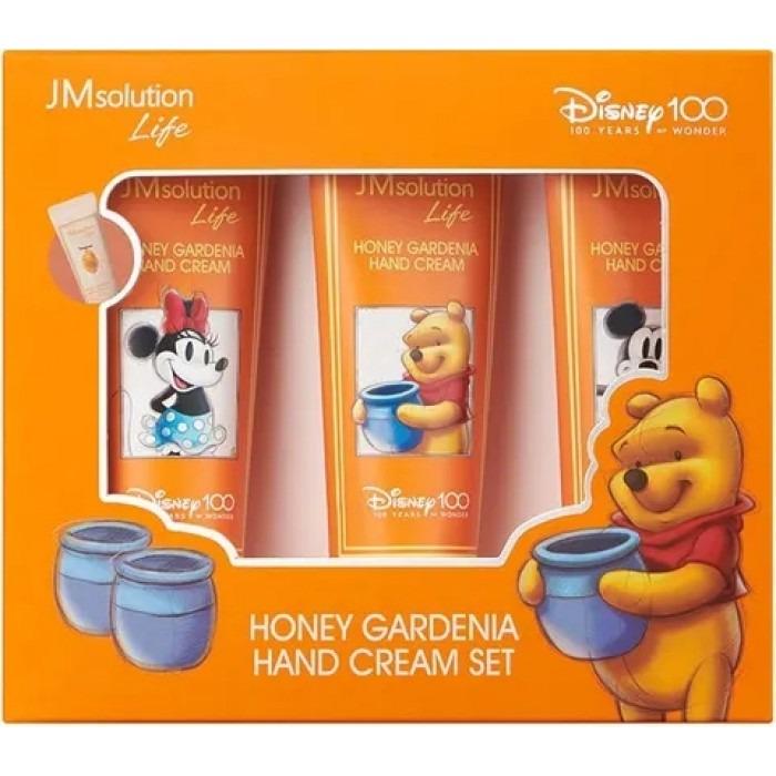 Набор питательных кремов для рук JMsolution Life Honey Gardenia Honey Hand Cream Set Disney 100 3 по 50 мл