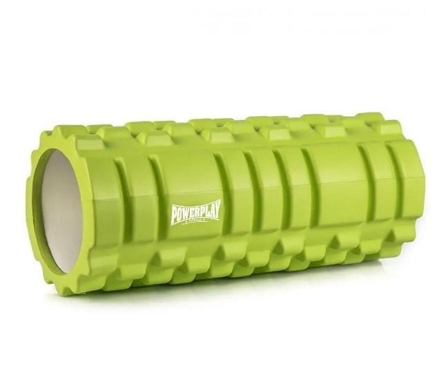Массажный ролик PowerPlay 4025 Massage Roller 33x14 см Зеленый (60801)
