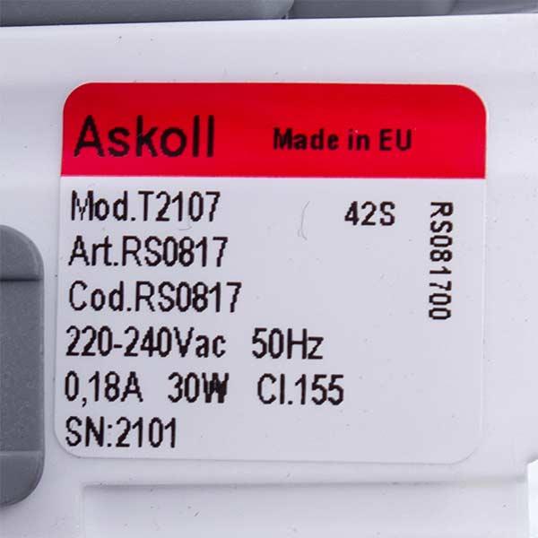 Насос 00141896 Askoll 30W T2107 для пральної машини Bosch WFB/WM (00000047534) - фото 2 Насос 00141896 Askoll 30W T2107 для пральної машини Bosch WFB/WM (00000047534) - фото 2