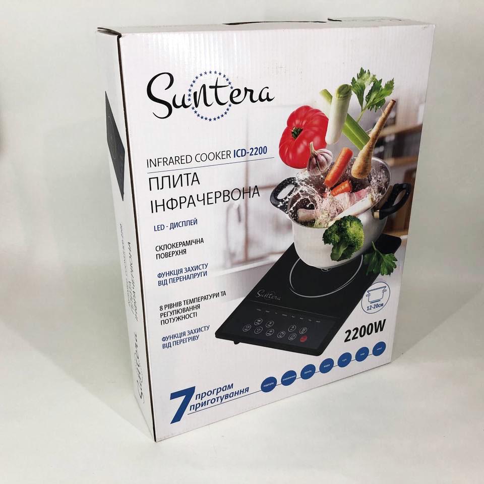 Плита индукционная инфракрасная Suntera ICD-2200/2200 Вт - фото 5 Плита индукционная инфракрасная Suntera ICD-2200/2200 Вт - фото 5