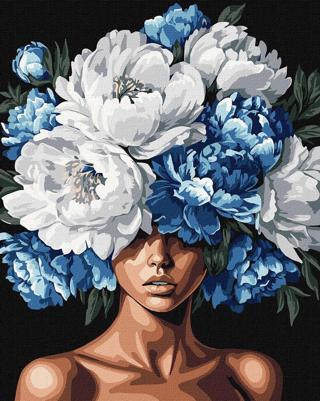 Картина за номерами Ideyka Люди Дівчина в ніжних кольорах 40х50 см