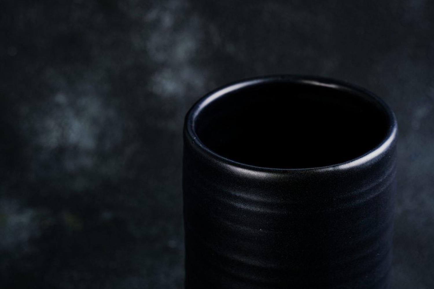 Бокал дизайнерский Barta Carbon Mug 1000 мл Черный (32) - фото 3