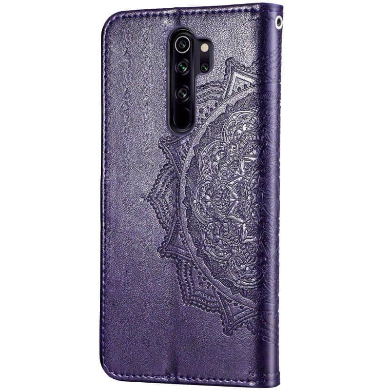 Кожаный чехол (книжка) Art Case с визитницей для Xiaomi Redmi 9 Фиолетовый - фото 4