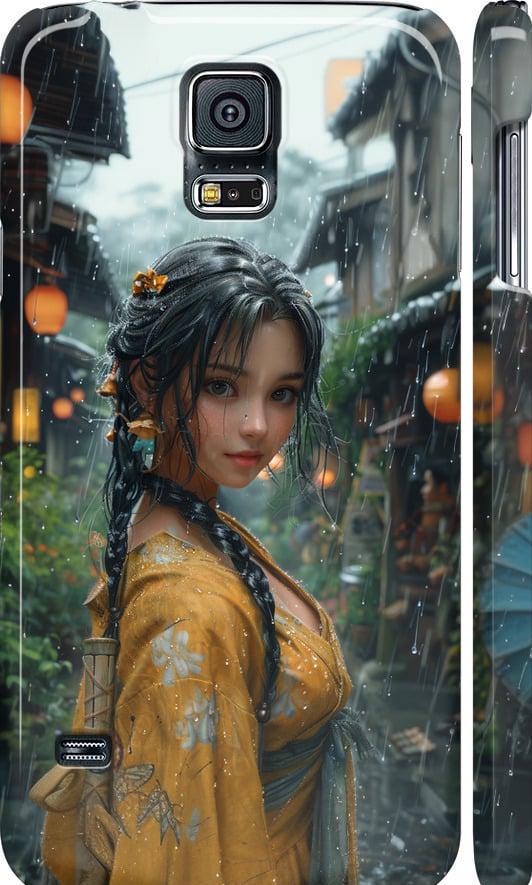 Чехол на Samsung Galaxy S5 Duos SM G900FD Anime-girl (6133m-62-42517)