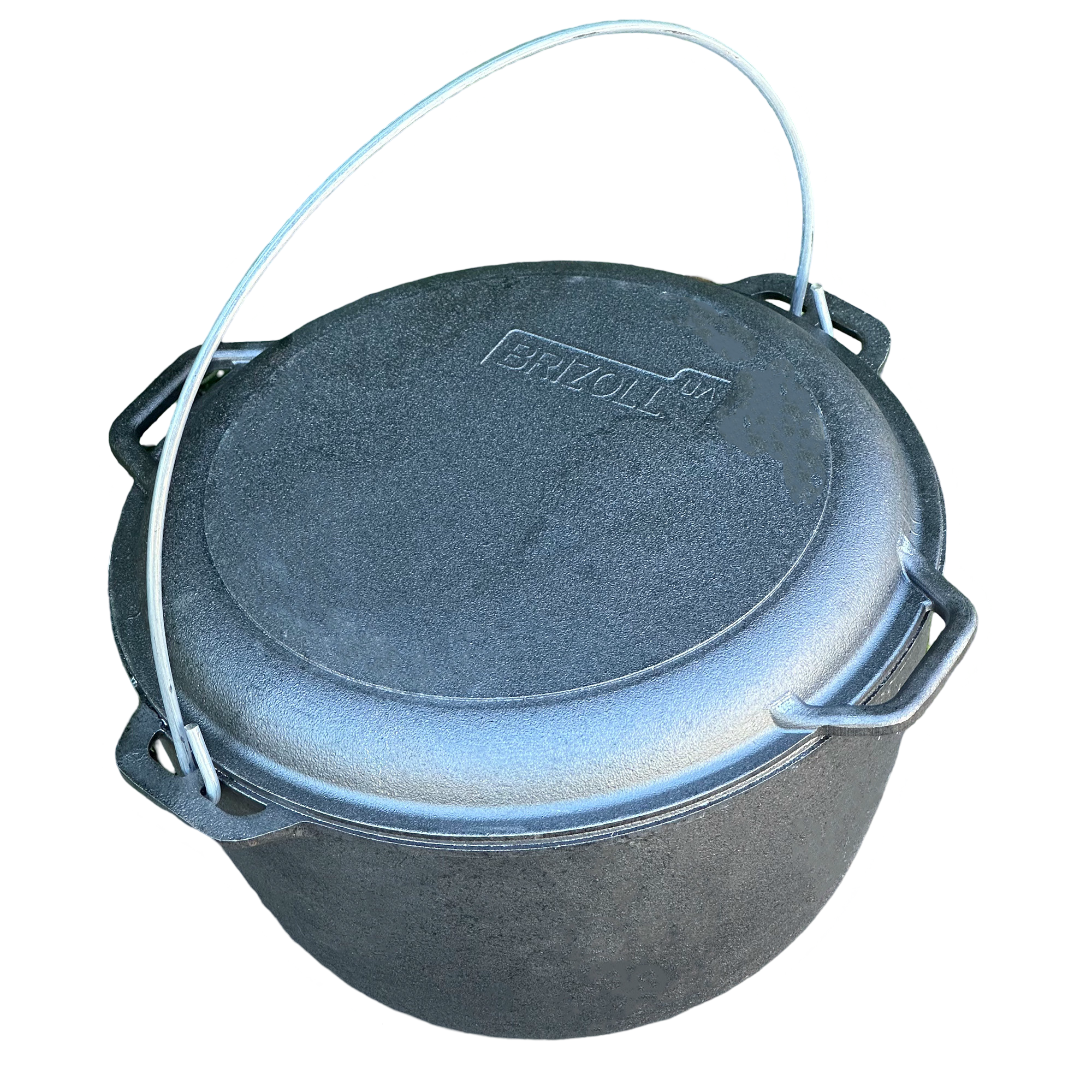 Казан туристичний КТ-10КС чавунний з кришкою-сковородою 10 л (8-3-4827005593896)