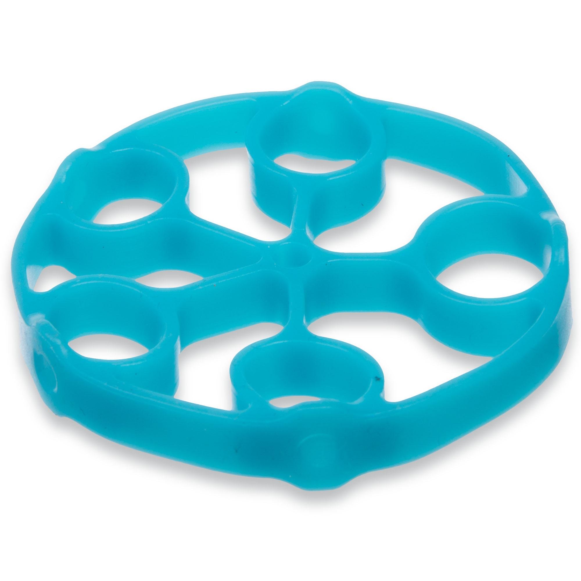 Эспандер-тренажер для пальцев силиконовый JELLO нагрузка 5 кг Голубой (FI-1784)