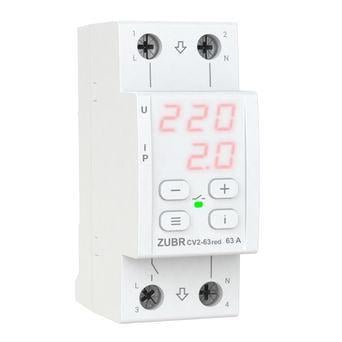 Реле напруги ZUBR RED CV2-63 з контролем струму (27872437)