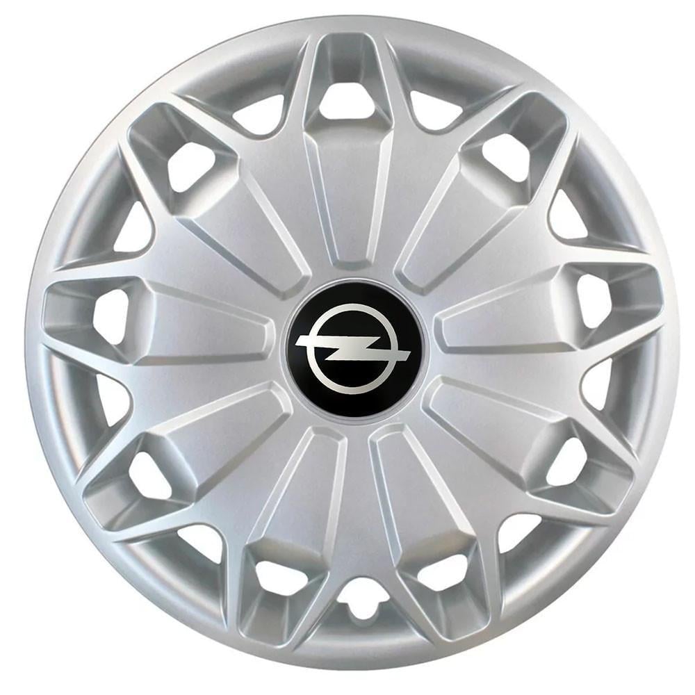 Колпаки SJS R16 с логотипом Opel 419 4 шт. Серебристый (2654554541)